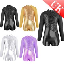 UK Girls Kids Sequins Gym