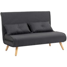HOMCOM Click Clack Sofa Bed, 2