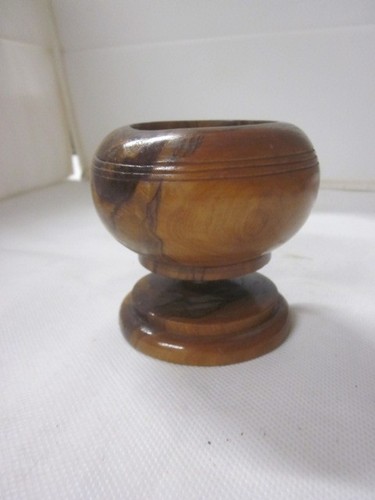 Wooden bowl brown round - wooden,