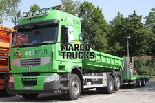 Truck Photo Renault Premium Tipper Switzerland Green Alloy Green Horticulture & Florist #k3lm