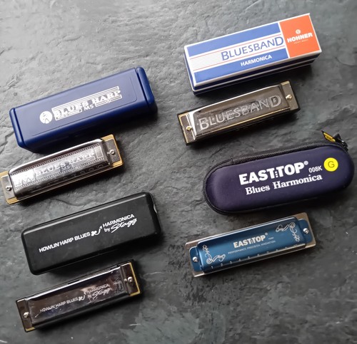 Job lot harmonicas - job, 4