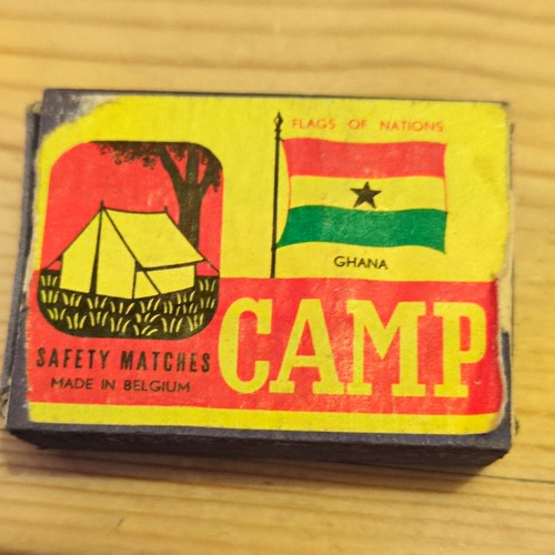 Vintage camp safety matches - safety,