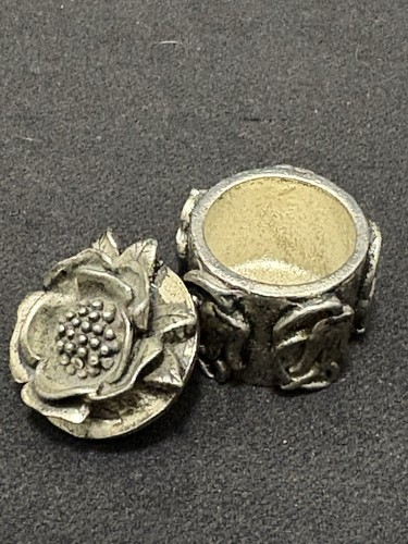 Williams pewter trinket - a, e