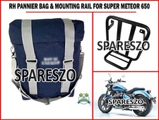 RH PANNIER BAG Navy & MOUNTING