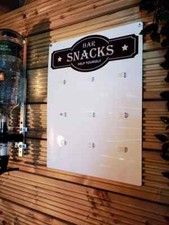 Personalised metal bar snack - bar,