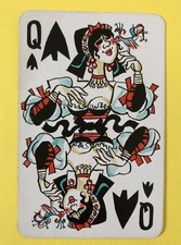 Rare vintage single swap Mingote BANCO DE LONDRES Spanish playing card - 1968