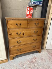 Solid Pine Chest Of Drawers