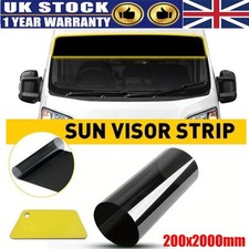 Gloss Black Large Van Car Sun