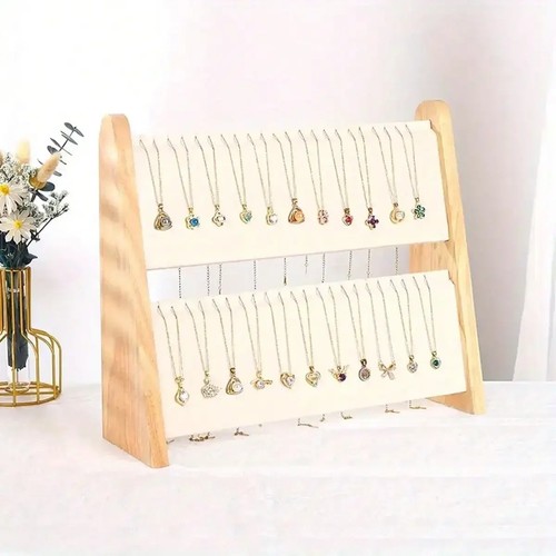 Wooden jewellery stand tier - stand,