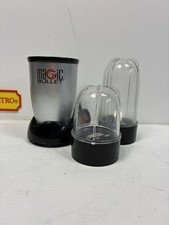 Magic Bullet Blender Silver Base with 2 Cups & Blades – Tested & Working