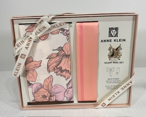 Anne klein scarf ring - klein, set