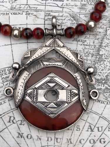 Necklace vintage african - necklace,