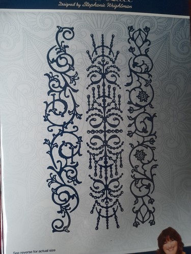 Tattered lace cutting dies set - lace,