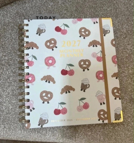 2027 monthly wirebound diary - monthly,