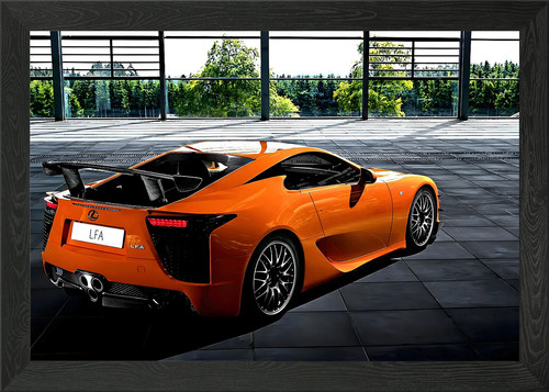 Lexus lfa framed wall - lexus,