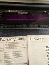 Vintage Kenwood KDC-3051r  Car CD Radio Perfect Unmarked Case & Manuals + Wiring