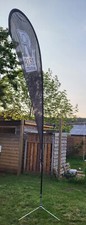 EZ UP Pro Flag 5 Metre XL Composite Pole Heavy Base Festival Event Advertising