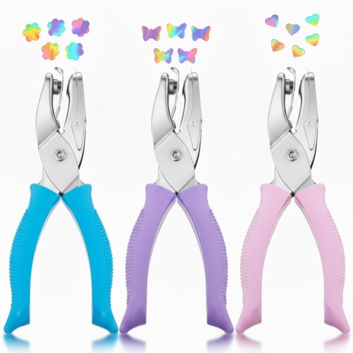 3pcs shape paper punch - 3pcs,