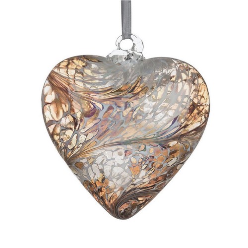 Sienna glass pastel gold - glass,