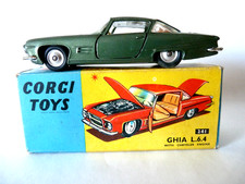 CORGI 241 GHIA L 6.4 METALLIC GREEN EXIB