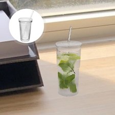  Cold Cups with Lid and Straw