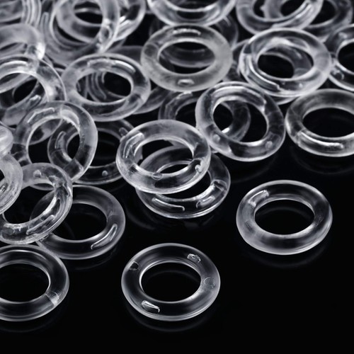 100 plastic roman shade rings - plastic,