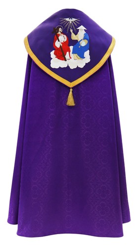 Purple violet gothic cope with - gothic,
