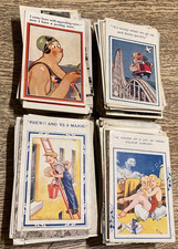 COLLECTION OF 400 X 1950,s VINTAGE POSTCARDS COMIC AND U.K VIEWS & SCENES