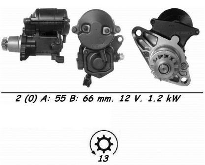 Genuine wai starter motor - wai,