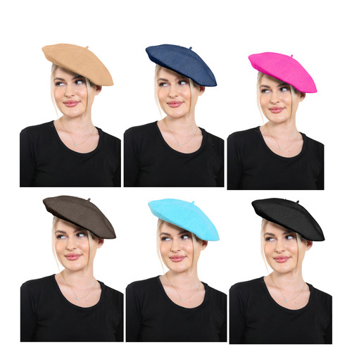 Adult french style plain - french, black