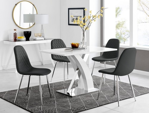 Atlanta white high gloss and - white,