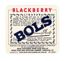 Bols Blackberry Liqueur LABEL