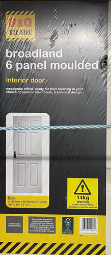 Broadland panel moulded - b&q, 6