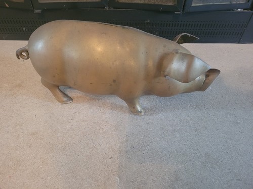 Vintage large brass - brass, piggy