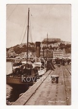 OBAN, RAILWAY PIER with STEAMSHIP, RPPC c.1929 - Argyll & Bute