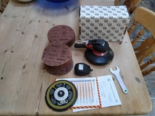 Desoutter / Chicago Pnumatics Orbital Air Sander + Sanding Pads