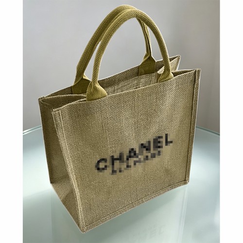 Straw woven brown raffia tote - brown,