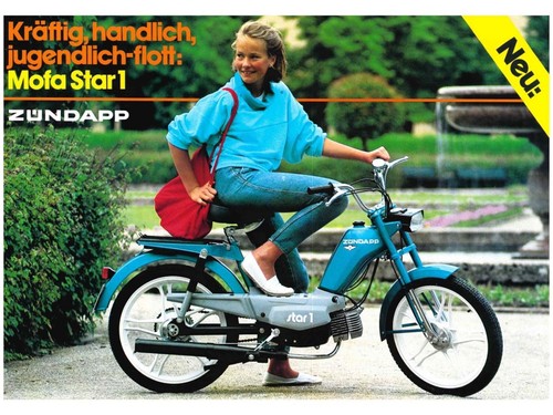 Brochure moped din for star - din,
