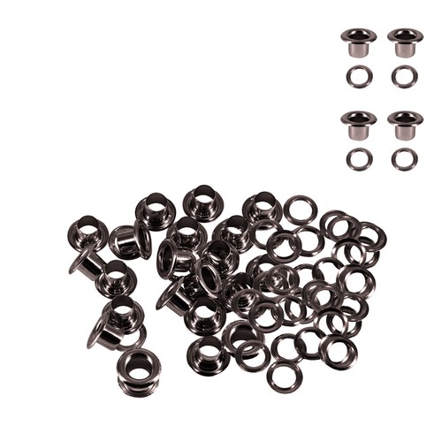 100x long barrel brass eyelet - long,