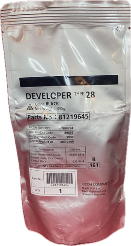 Developer type black - type, 28