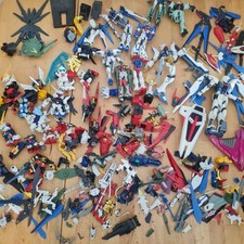 Gundam Models Kits Parts Bundle as pictured Used Spares Anime