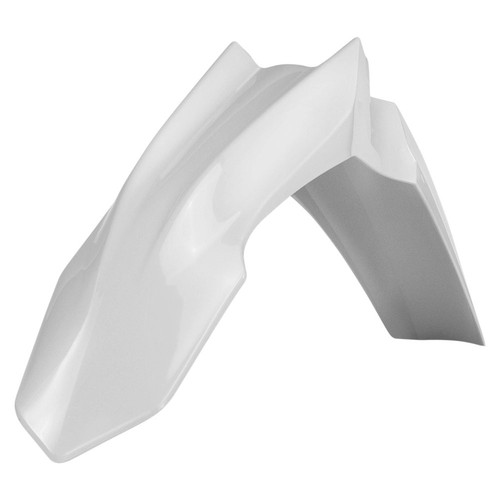 Acerbis front fender - front, white