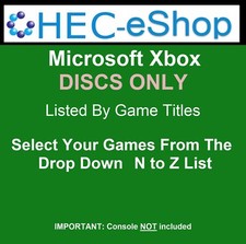 Microsoft Xbox Discs ONLY