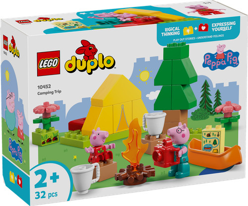 Lego duplo peppa pig camping - peppa,