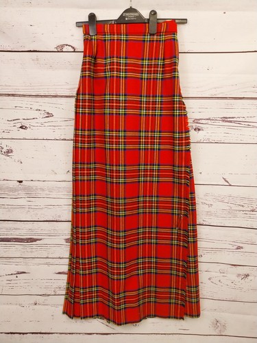 Borderglen red tartan kilt - red,