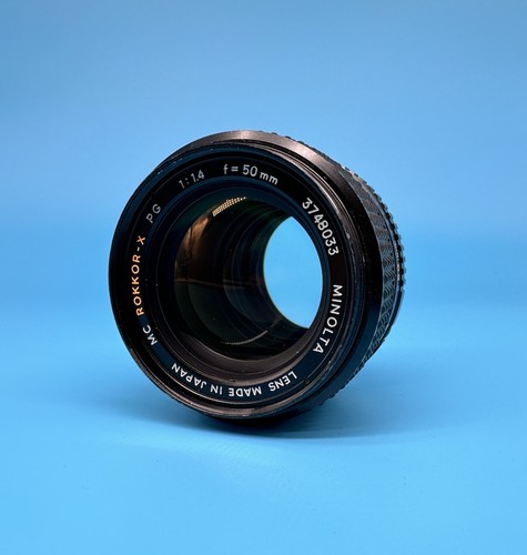 Minolta rokkor pg 50mm - rokkor-x,