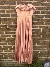 Vintage 1950s gold beaded maxi