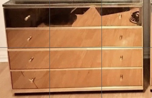 Mirrored drawers