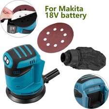 Random Orbital Sander Cordless 18V Li-ion 5"Dust Bag Discs Machine UK For Makita
