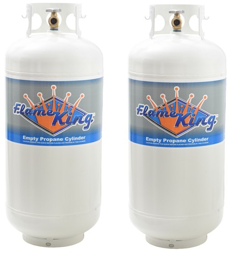 Twin pack 40lb empty propane - empty,